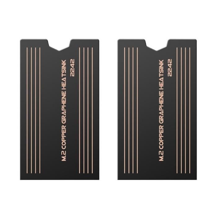 Dissipateur Thermique DolDer Pour SSD M.2 2280 - Refroidissement Cuivre Pour PC Portable