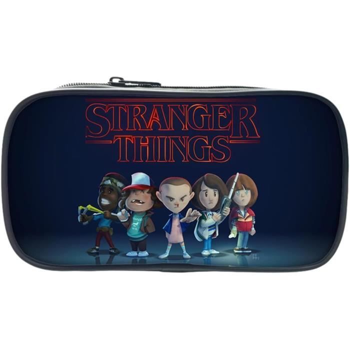 Trousse à Crayons Transparente Avec Motif Dessin Animé, Grande Capacité