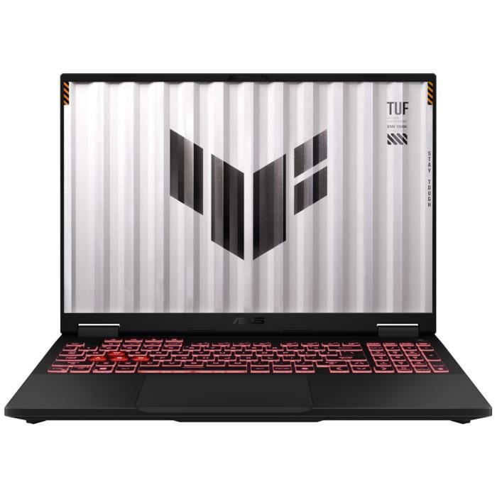 PC Portable Gamer ASUS TUF Gaming A16  Sans Windows – 16 WUXGA 165Hz – RTX 5050 8Go – AMD Ryzen 7 260 – RAM 16Go – 512Go SSD