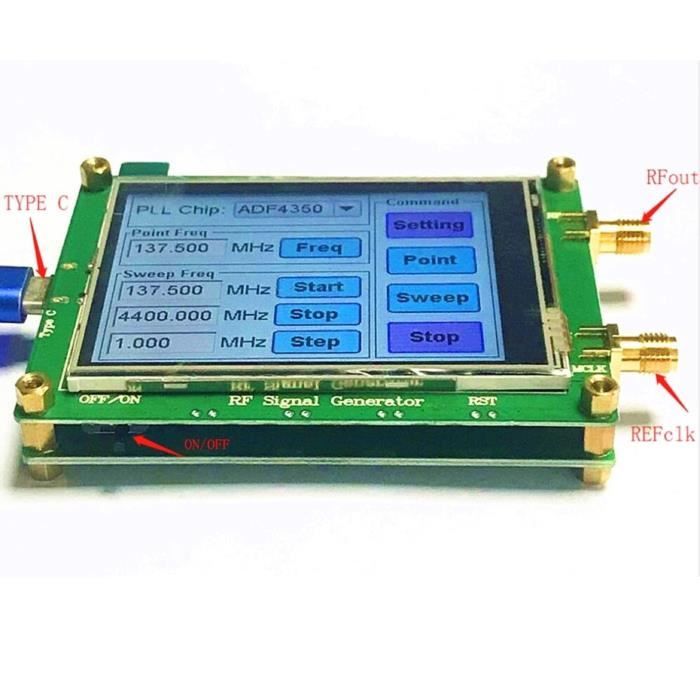 RHO- Module générateur de signaux ADF4351 Carte de Développement du
