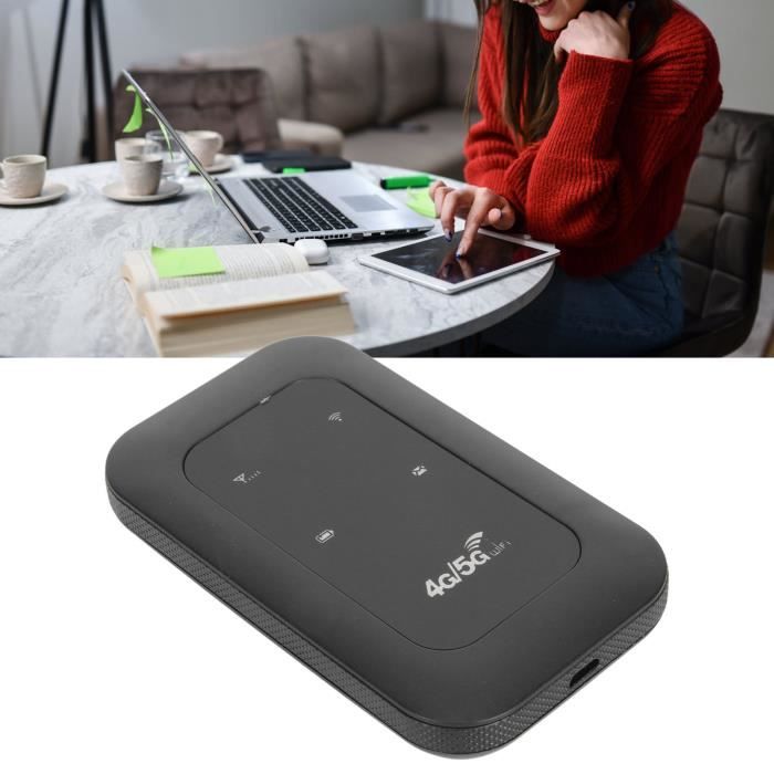 Hotspot WiFi Mobile 4G LTE, Dispositivi Router Internet Wireless Sbloccati da 300 Mbps con Slot per Scheda SIM, Hotspot da Viaggio con Schermo a Colori per Telecamera di