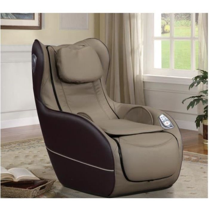 Fauteuil massant beige pas cher