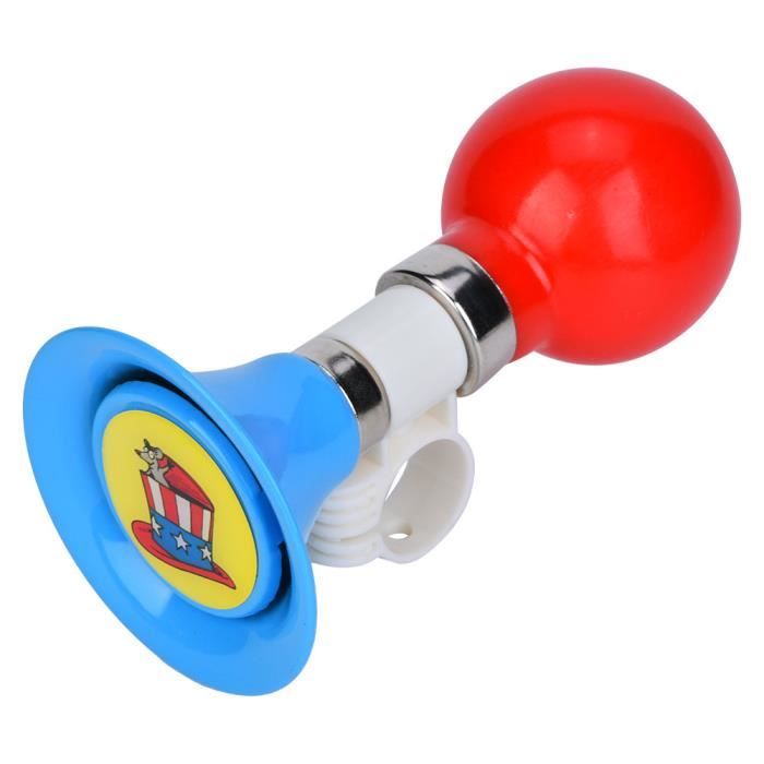 Klaxon De Vélo Pour Enfants En Métal - Son Fort Et Amusant Avec Poire En Caoutchouc (Bleu)