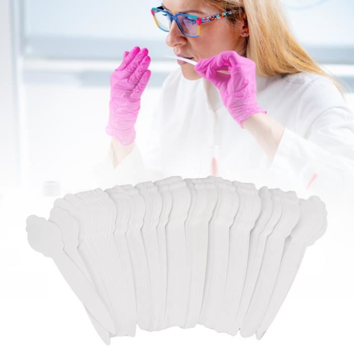 EXCEART 500 Pièces De Parfum Papier Bandelettes De Test Blanc Parfum Papier Bandelettes De Test Test Parfum Papier Pour Parfums Et Huiles Essentielles