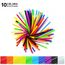 36 pcs Universel Roue Rayon Protecteur 17Cm Motocross Jantes Peaux Couvre Hors Route Moto BikeGuard Wraps Kit Bleu ciel 