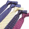 CRAVATE Homme - Cravate fleurie à fleurs de mode décontractée style 3 - bleu NS™-1
