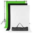 Abeststudio Studio Kit d'éclairage de parapluie souple Backdrop Studio + Support de fond-1