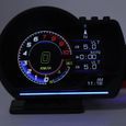 Tbest écran GPS Affichage tête haute OBD2 + GPS jauge intelligente voiture HUD compteur de vitesse Turbo RPM alarme pour camion de-1
