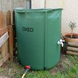 Réservoir récupérateur eaux de pluie - OXEO - 300L - PVC armé souple - Blanc-1