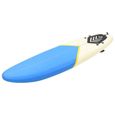 vidaXL Planche de surf 170 cm Bleu et crème 91687-1