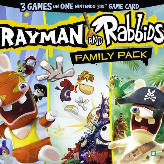 Nintendo Jeu 3ds Rayman Et Les Lapins Cretins Pack Famille Achat Vente Jeu 3ds Nintendo Jeu 3ds Rayman Et Cdiscount