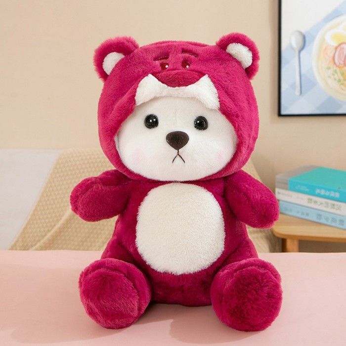 LOSOO Animal en Peluche lesté - Ours Polaire en Peluche lesté Doux