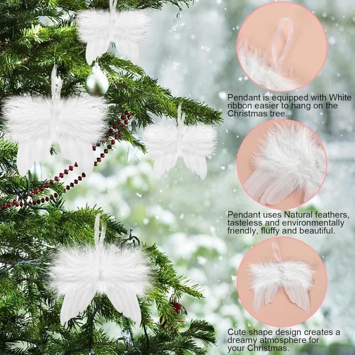 Ensemble D'accessoires De Déguisement Ruhhy Engel - Blanc - Ailes D Ange 3 Pieces Theme Carnaval Noel Ensemble D'accessoires De Déguisement Ruhhy Engel - Blanc - Ailes D Ange 3 Pieces Theme Carnaval Noel