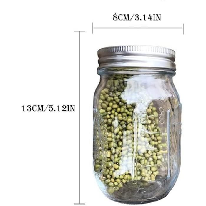 UCAMP Bocal de germination de graines, Kit de Germination de UCAMP Bocal de germination de graines, Kit de Germination de