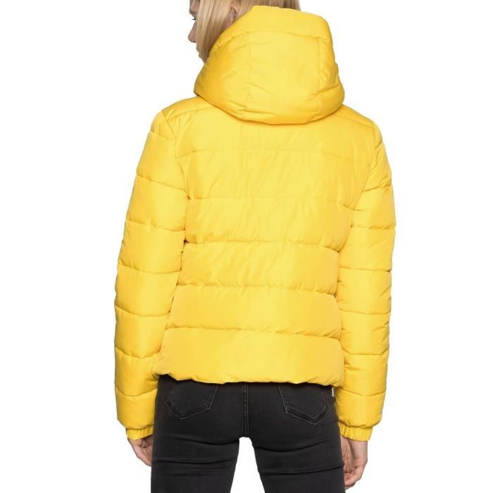 Doudoune superdry online jaune femme