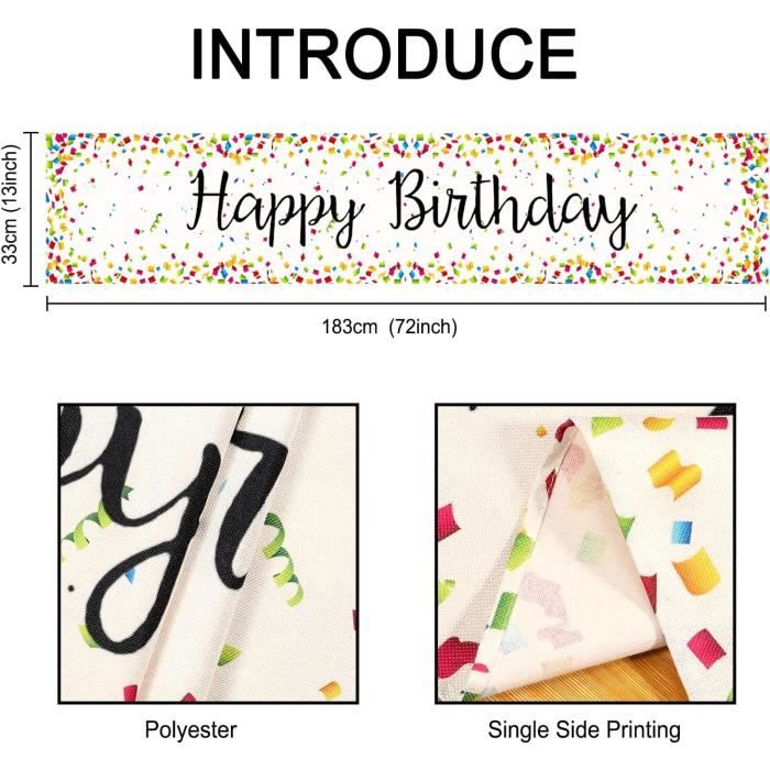 Chemin De Table Anniversaire Serviette En Papier Happy Birthday Or X20 MESA BELLA : Le Lot De 20 Chemin De Table Anniversaire Serviette En Papier Happy Birthday Or X20 MESA BELLA : Le Lot De 20