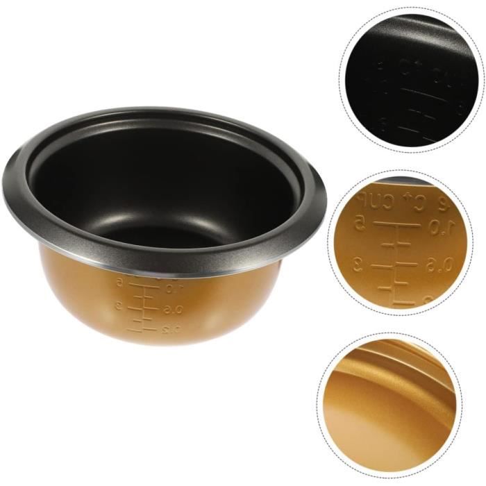 Cuve Intérieure Antiadhésive Pour Cuiseur à Riz 3L - Remplacement Universel, Aluminium, 500W