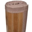 2 Tapis de bain en bambou 40 x 50 cm Marron -PAT HILILAND Pois: 1-2