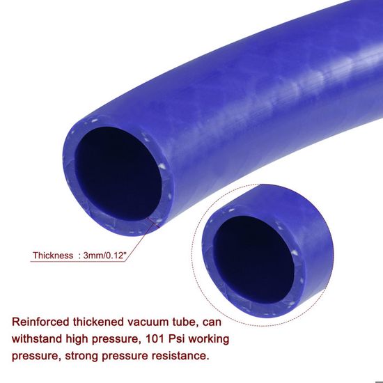 Tube De Silicone 7mm ID X 11mm OD 3.3'' Tuyau Flexible Tuyau D'air