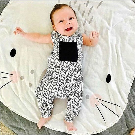 Animaux De Bande Dessinee Ours Lapin Visage Bebe Coton Tapis De Jeux Enfants Ramper Tapis Tapis Enfants Couverture Pad Lit Chambre D Cdiscount Puericulture Eveil Bebe