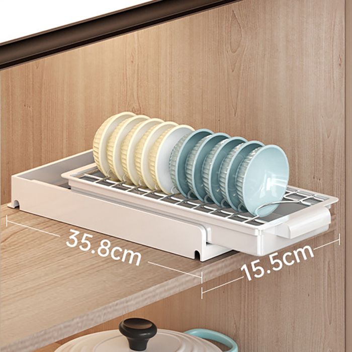Tiroir Coulissant Pour Placard Sous évier – Acier Carbone, 41x15,3x16 Cm, Installation Sans Perçage