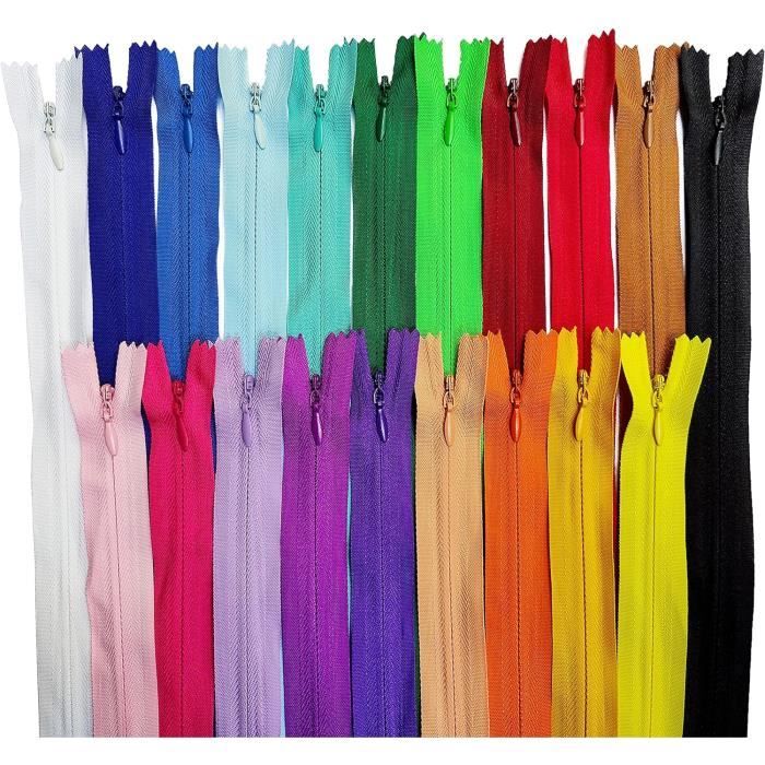 Cnwinu Fermeture éclair Sans Fin De 60 M Avec Fermeture éclair, 20