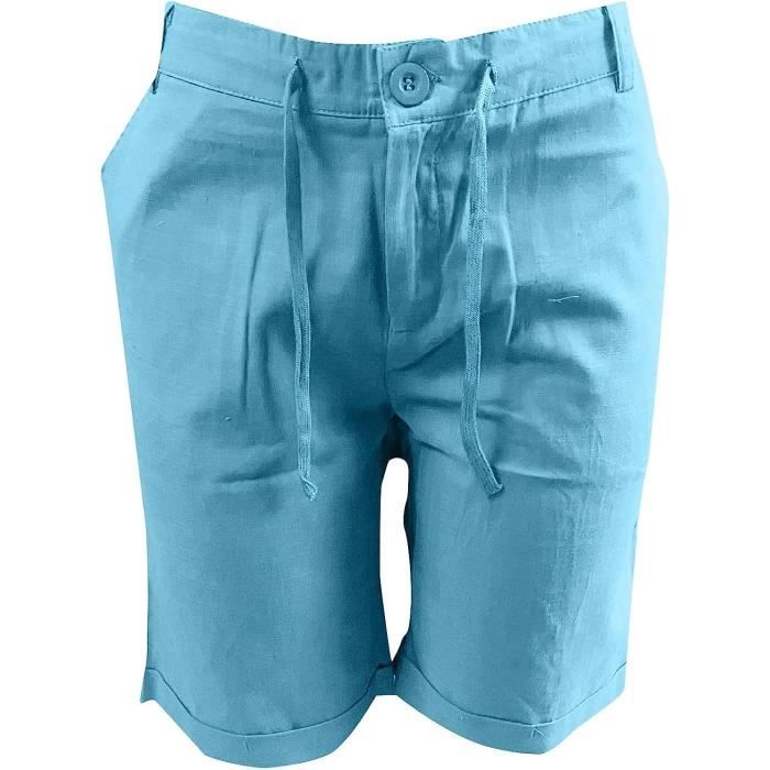Bermuda Léger Pour Homme - Coupe Décontractée - Grandes Tailles - Tissu Respirant - Idéal été Et Sport - 6