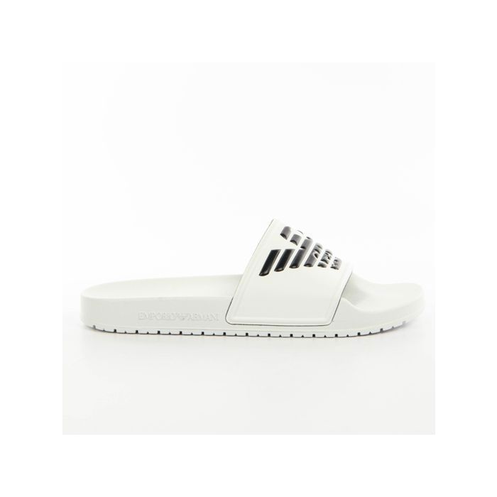 Logo Sliders Emporio Armani Blanc Cdiscount Chaussures