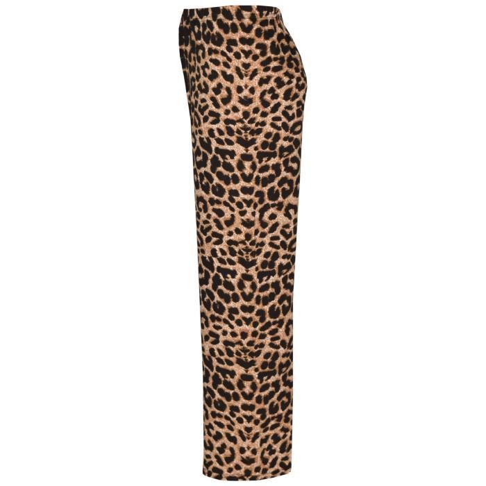Pantalons pour Filles Décontractés Imprimé Léopard