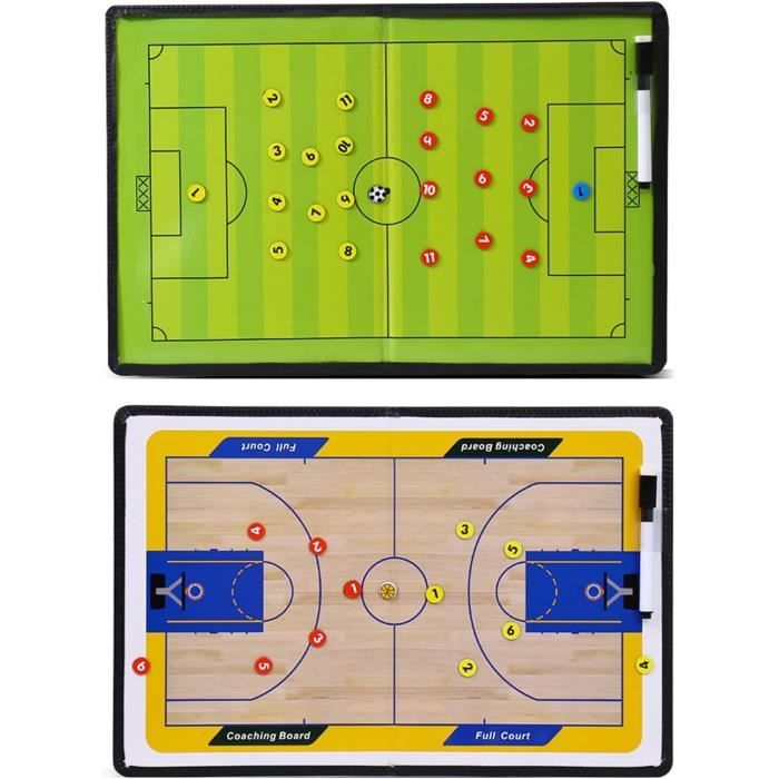 Tableau tactique de football pliable - Tableau magnétique pour ...