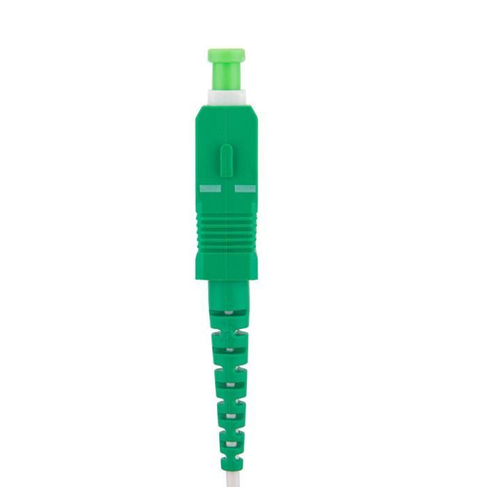ZGEN® Cable Fibre Optique 10M - Orange SFR Bouygues - Rallonge