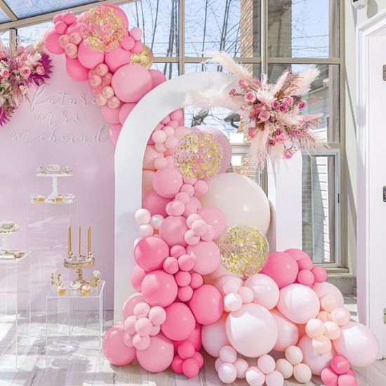 Arche 100 Points Bande Ballon Arche Garland-Kit Anniversaire Mariage Baptême Hen Fête 