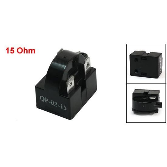 sourcing map 4,7 ohms 1 Pin noir relais d/émarreur PTC R/éfrig/érateur
