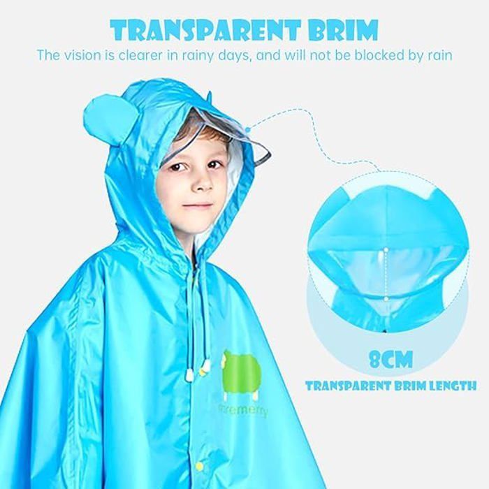 Imperméable Poncho De Pluie Cartoon Pour Enfants Pour Vous