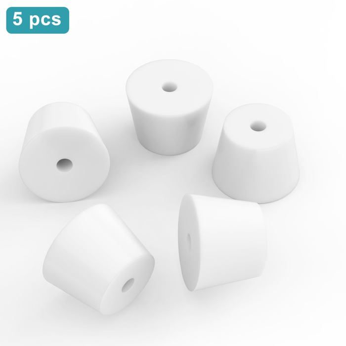 Lot De 5 Bouchons De Flotteur Silicone Pour Pêche – Supports De Bobber, Connecteurs Robustes Pour Eau Douce Et Salée