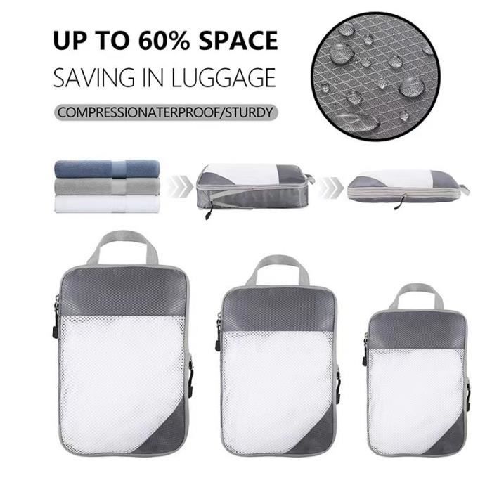 Set de 6 pièces de rangement pour valise