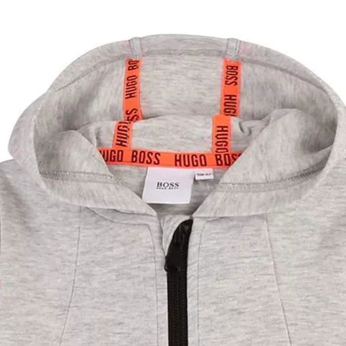 Sweat à Fermeture Complète HUGO BOSS Pour Homme - Taille 2XL - Gris Coton - Occasion Parfait état