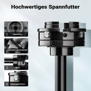 Adaptateur De Mandrin Pour Tour à Bois, M33x3.5/M1... - Grandado