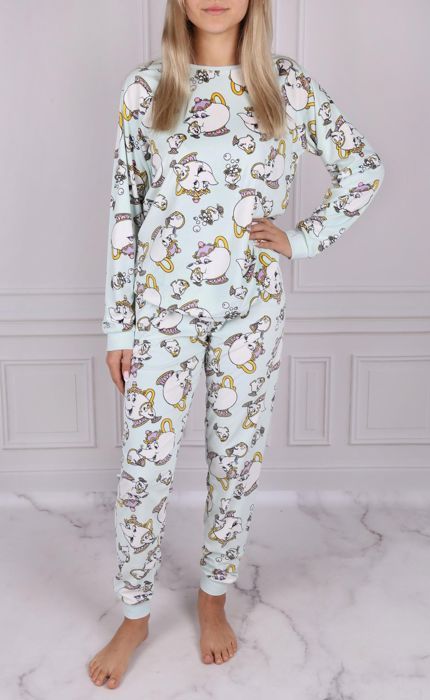 Pyjama deux pièces pour femme, couleur menthe, Madame Pain d'épice