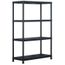Etagere De Rangement Etagere De Cuisine Bibliotheque Contemporain Noir 220 Kg 90x40x138 Cm Plastique Achat Vente Meuble Etagere Etagere De Rangement Etagere Cdiscount