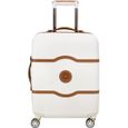 DELSEY - Valise trolley cabine rigide - Angora - taille S - V : 38 L - 55 x 40 x 20 cm-0