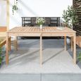 vidaXL Table de jardin 159,5x82,5x76 cm bois massif de pin 823976-0