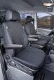 Housse de siège Transporter en tissu pour Mercedes Vito/Viano, 2 sièges simples pour accoudoir à l'intérieur et extérieur-0