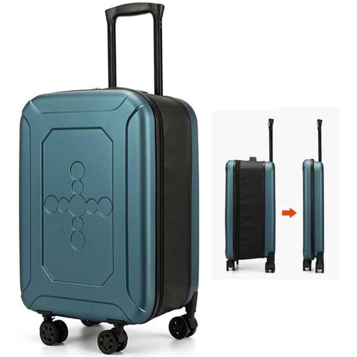 Valise Cabine Pliable Taille 52cm PC Bagage ?� Main de Voyage L?�g?�re et r?�sistante Main Valise 