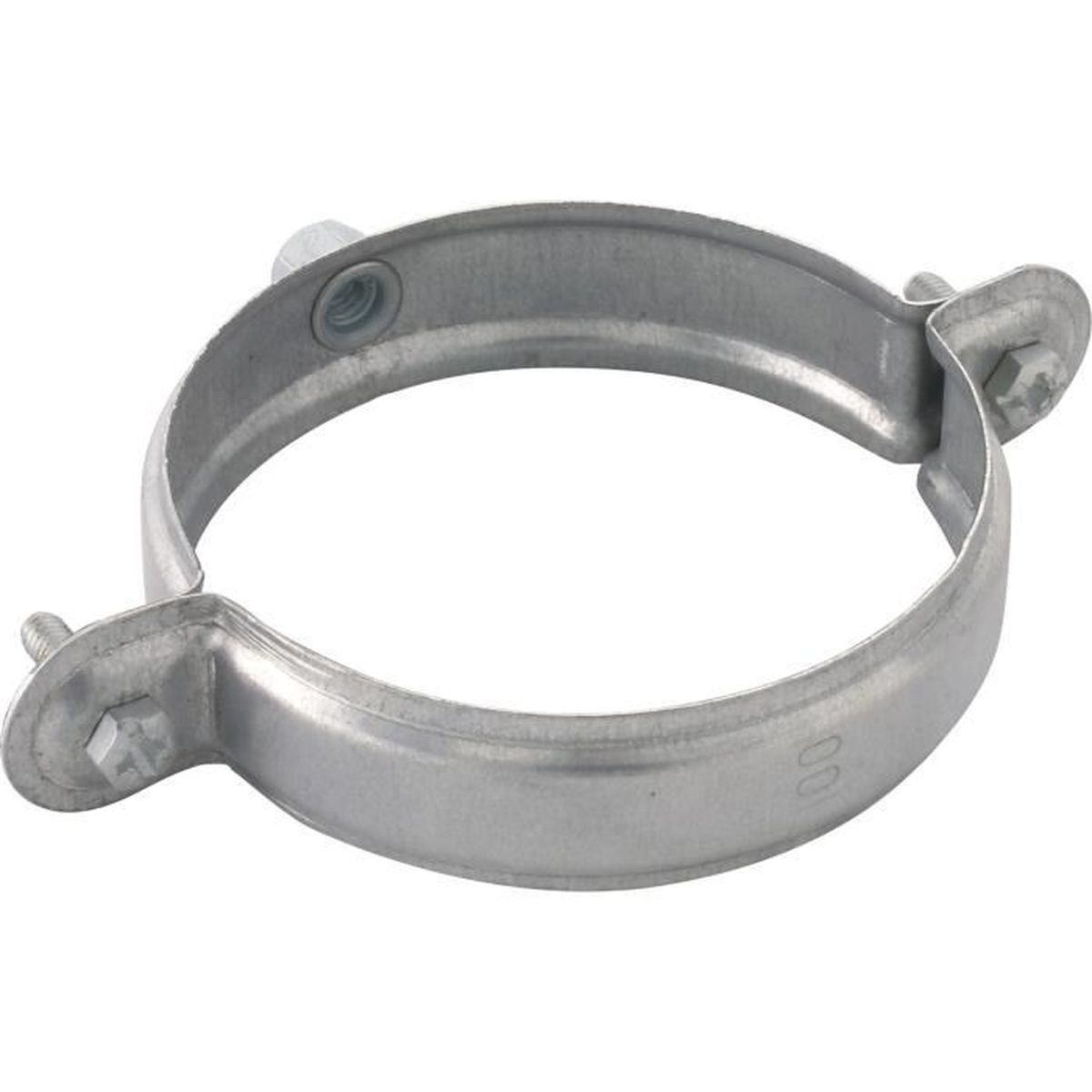 Collier De Fixation Gouttière Ø 100 Mm - Acier Galvanisé - Pour Descente Et Tuyaux