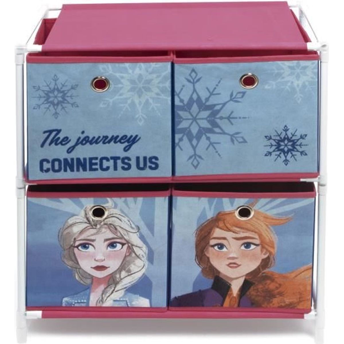 La Reine Des Neiges 2 Etagere De Rangement Avec 4 Bacs 53x30x60 Cm