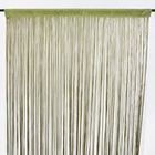 THEDECOFACTORY Rideau à fils vert 90x200
