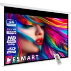 ESMART Economy EXM Toile moteur 240 x 135 cm (108") | Format 16:9 | Télécommande | Home cinéma projecteur Écran de projection