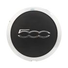 OMABETA Couvercle du centre du moyeu - Shipenophy - Enjoliveurs de roues chromés - Applicable à la FIAT 500 2012-2022