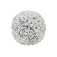 Boule de pin artificielle ALESSIA, enneigé, blanc, 30cm - Décoration de Noël - Plante artificielle - artplants